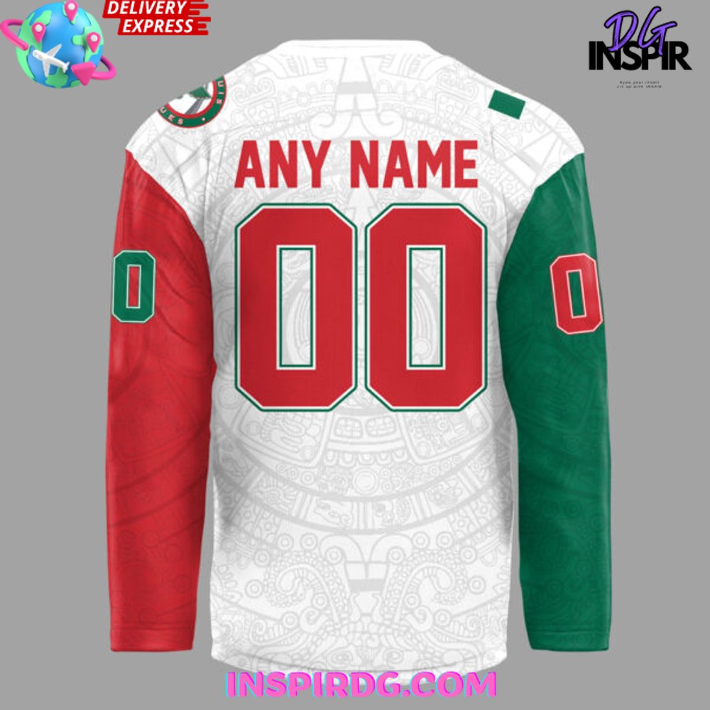 St. Louis Blues Mexican Heritage Night 2025 Hockey Jersey - Image 3