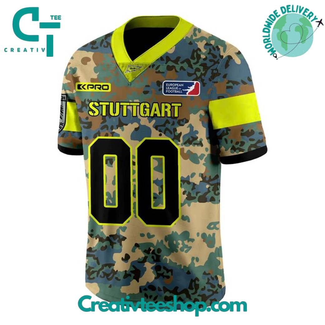 Stuttgart Surge Bundeswehr 2025 Personalized Football Jersey - Image 2