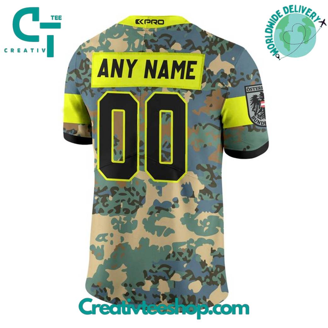 Stuttgart Surge Bundeswehr 2025 Personalized Football Jersey - Image 3