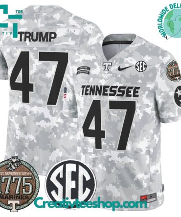 Tennessee Volunteers 2024 Salute To Service Establishment Year Camo Jersey