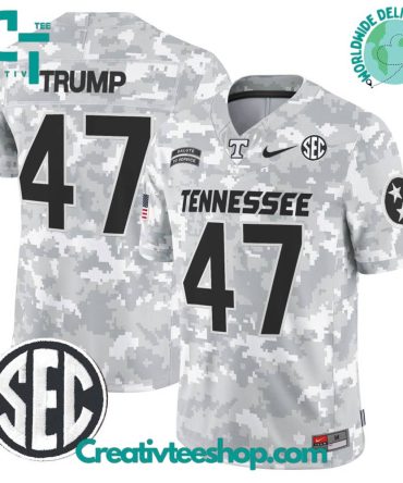 Tennessee Volunteers 2024 Salute To Service Arctic Camo Football Jersey