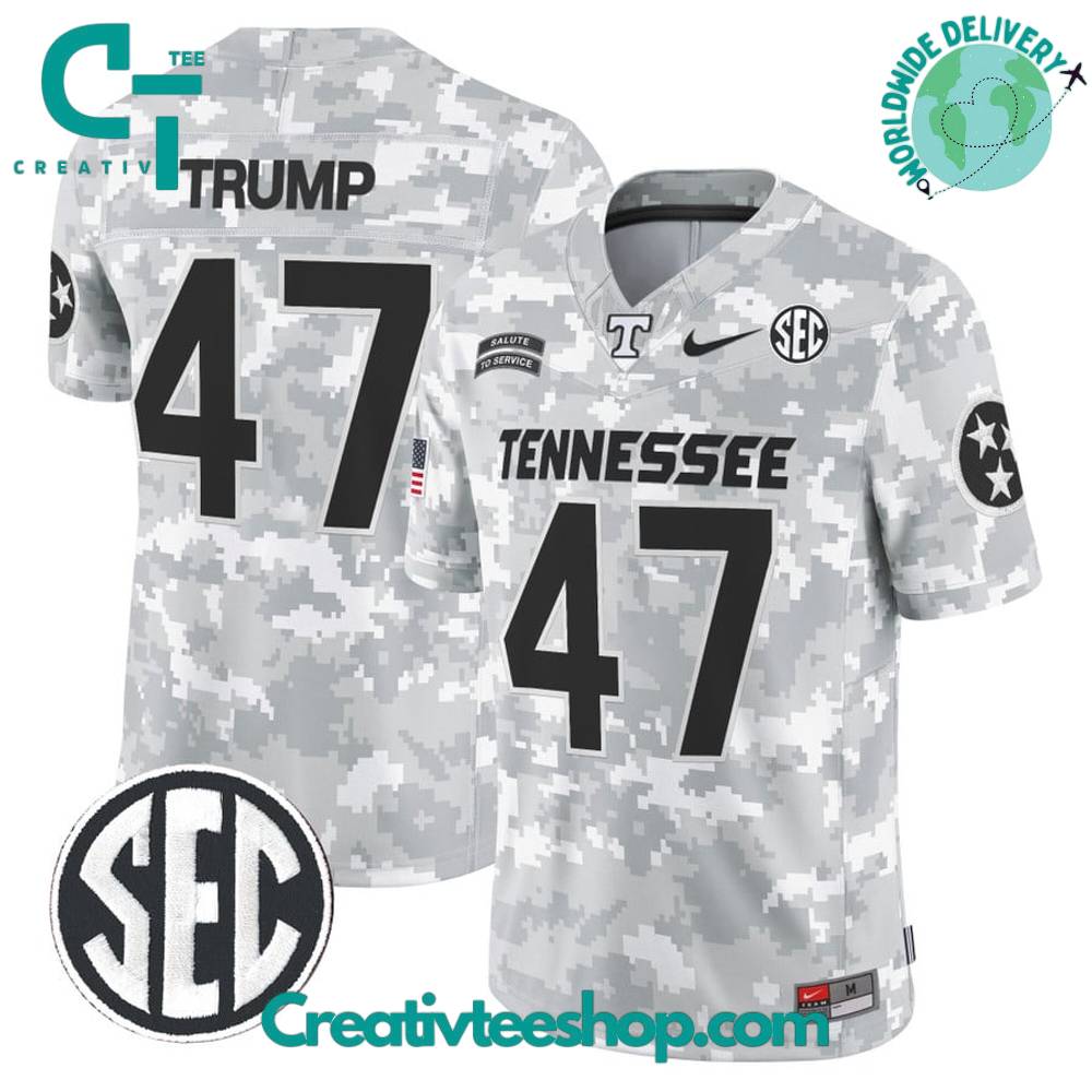 Tennessee Volunteers 2024 Salute To Service Arctic Camo Football Jersey