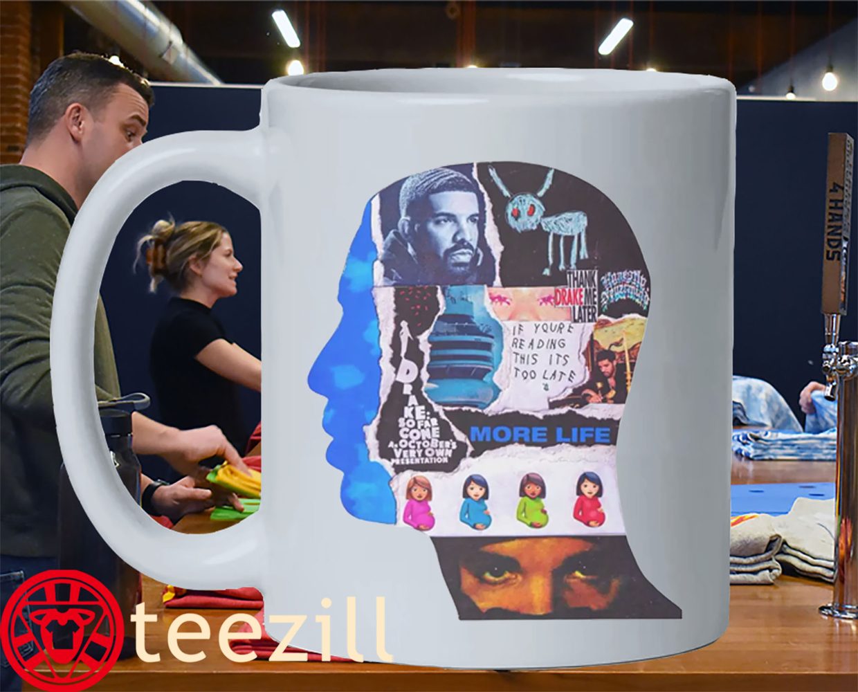 The Evolution 2025 Drake Mind Collage Shirt - Image 3