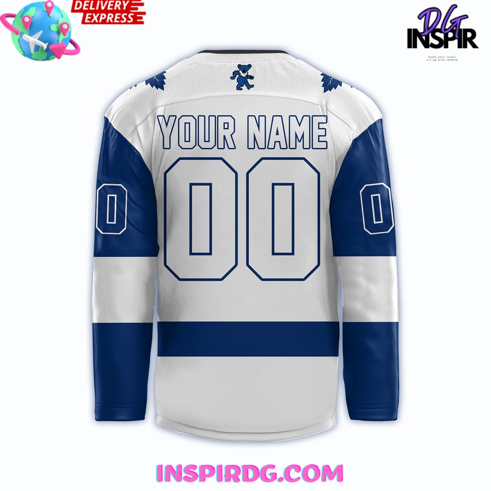 Toronto Maple Leafs X Grateful Dead Night 2024 Hockey Jersey - Image 3
