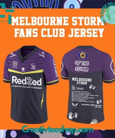 Nrl Melbourne Storm Fans Club Jersey