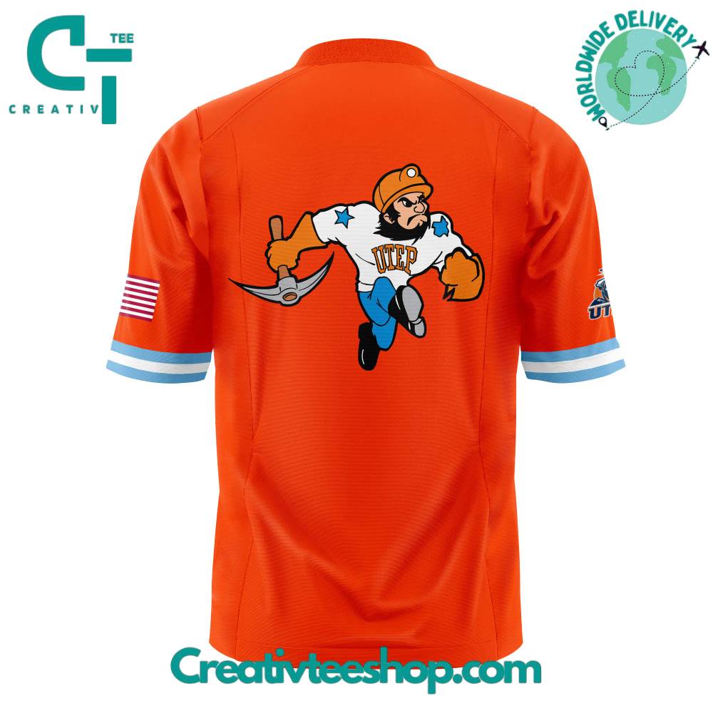 Utep Miners Football Homecoming Threads Football Jersey - Image 3