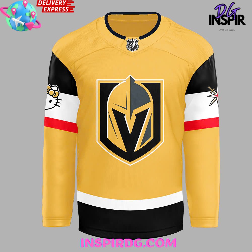 Vegas Golden Knights X Hello Kitty 50Th Anniversary Hockey Jersey - Image 2