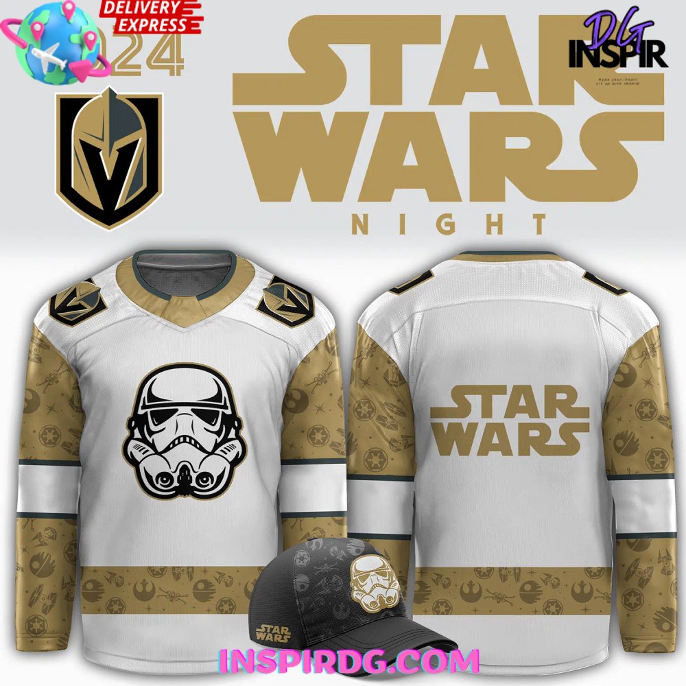 Vegas Golden Knights X Star Wars Night 2024 Hockey Jersey