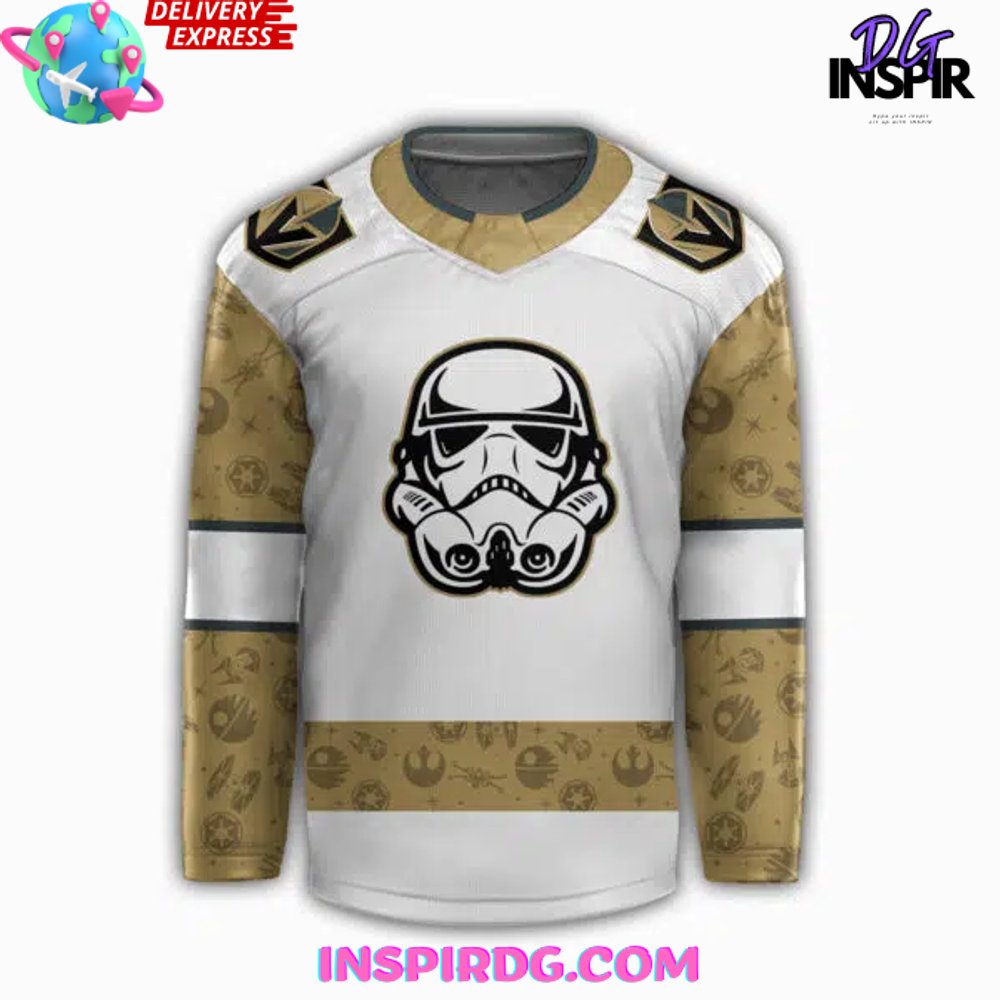 Vegas Golden Knights X Star Wars Night 2024 Hockey Jersey - Image 2
