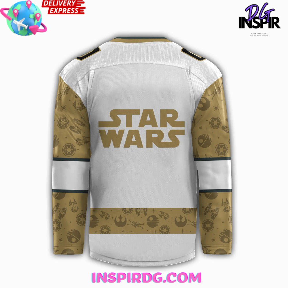 Vegas Golden Knights X Star Wars Night 2024 Hockey Jersey - Image 3