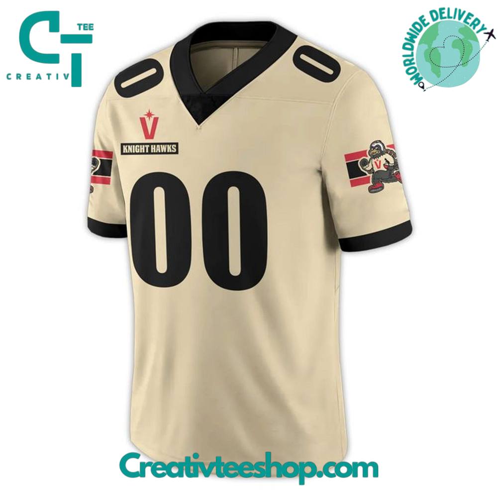 Vegas Knight Hawks 2025 Military Night Personalized Football Jersey - Image 2