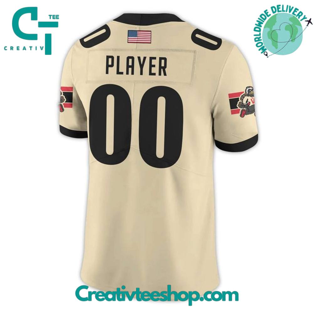 Vegas Knight Hawks 2025 Military Night Personalized Football Jersey - Image 3