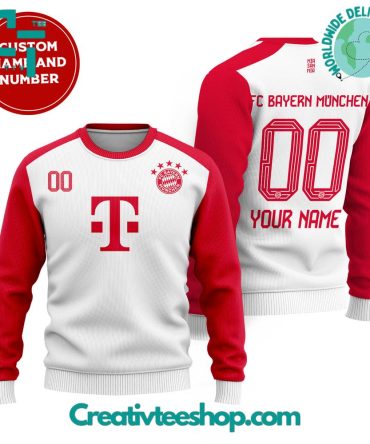 Bayern Munich Home Kits Personalized Sweater