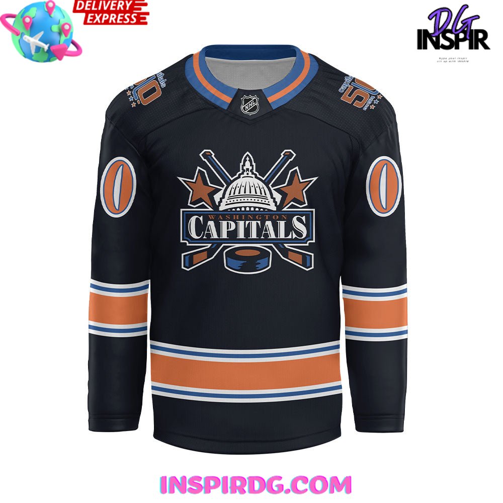 Washington Capitals 50Th Anniversary Special Hockey Jersey - Image 2