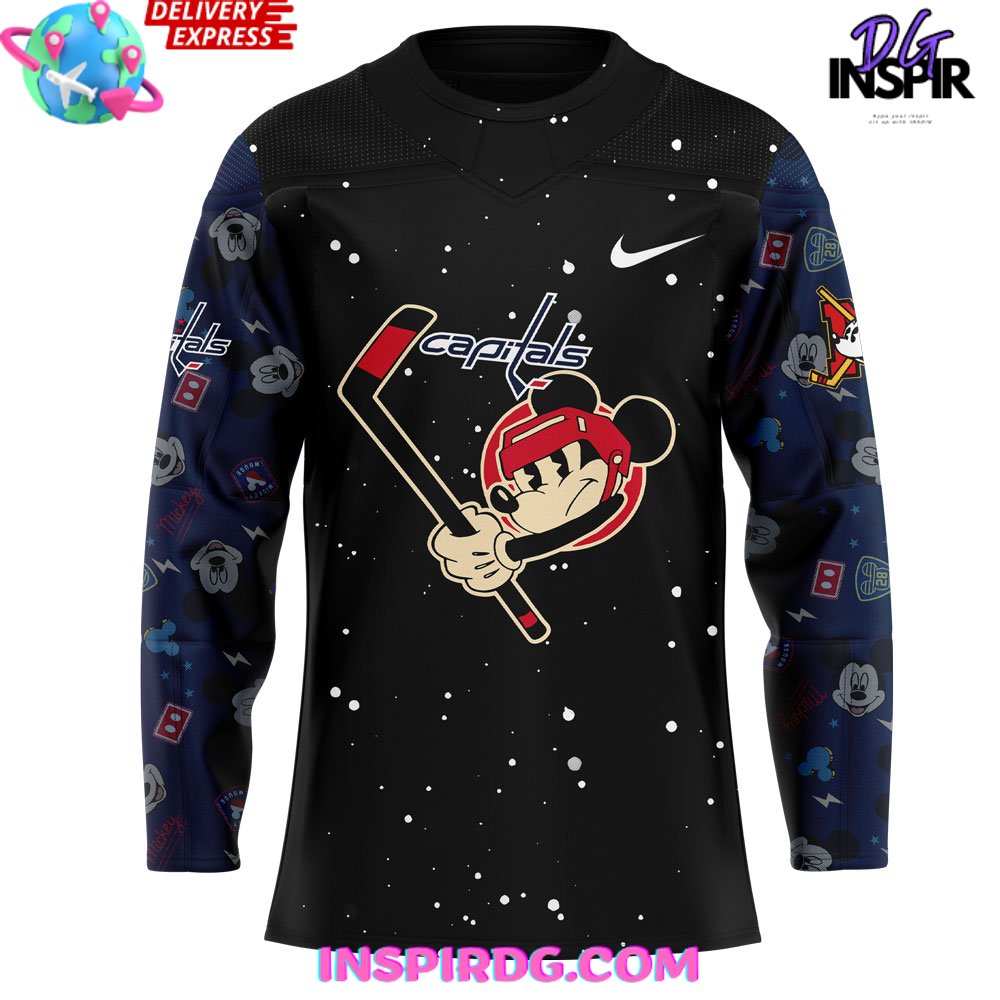 Washington Capitals Mickey & Friends Special Hockey Jersey - Image 2