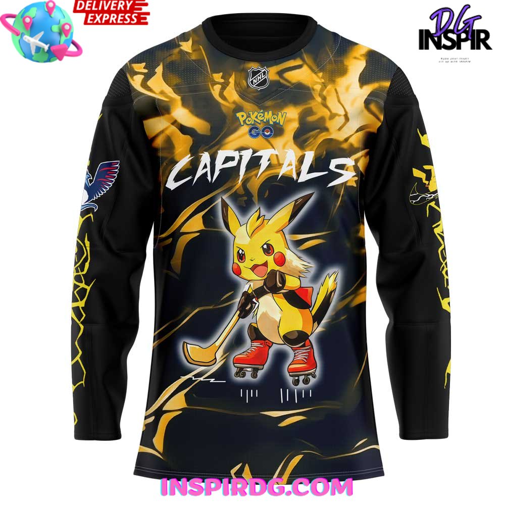 Washington Capitals Pokémon Go Special Hockey Jersey - Image 2