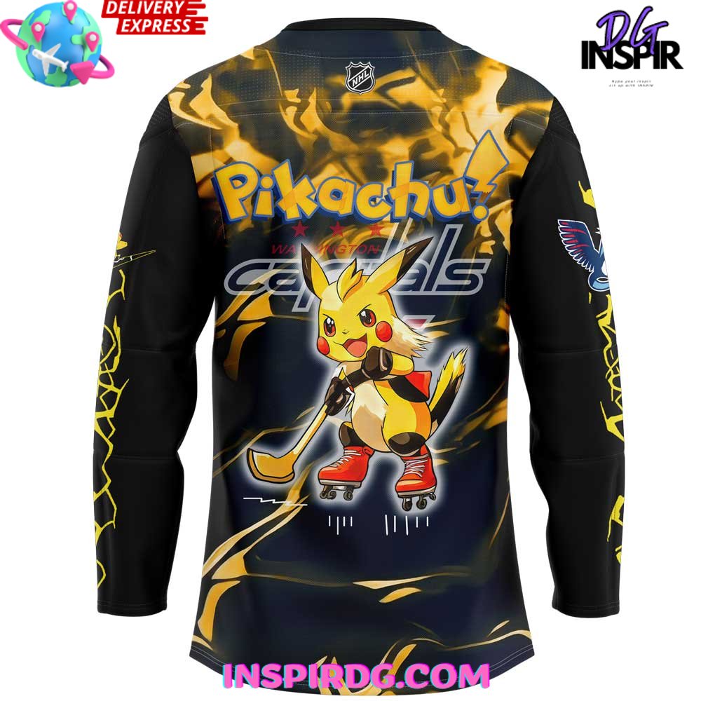 Washington Capitals Pokémon Go Special Hockey Jersey - Image 3
