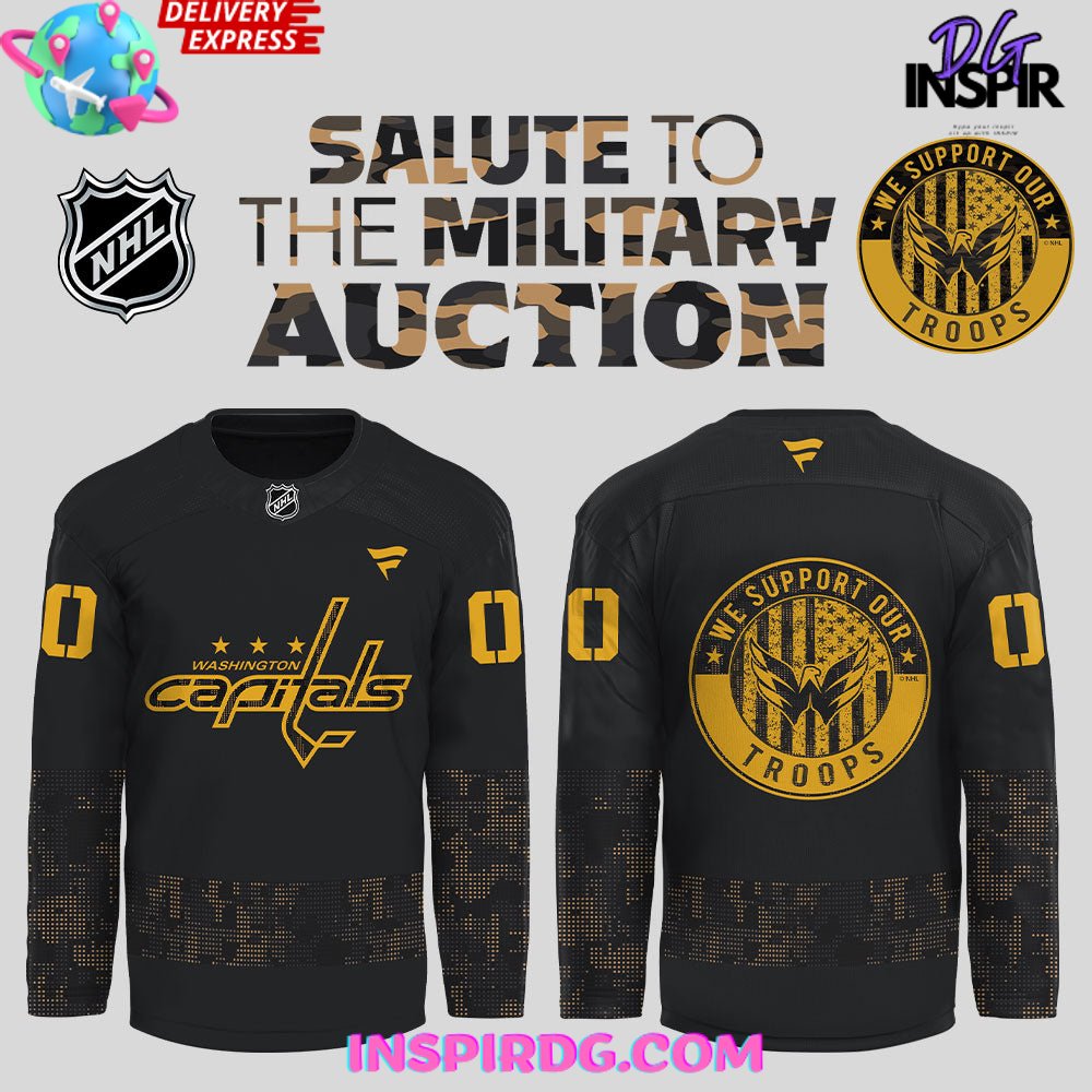 Washington Capitals Salute To The Military Special Edition Jersey