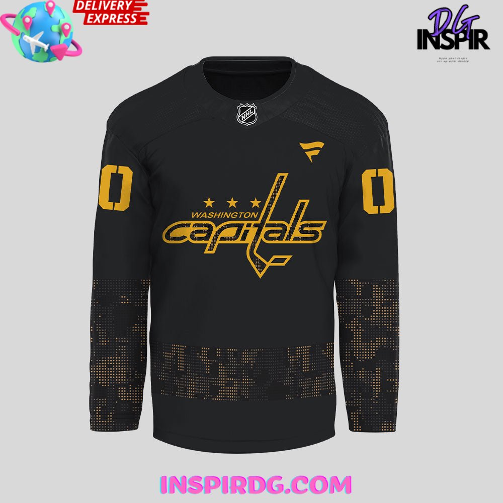 Washington Capitals Salute To The Military Special Edition Jersey - Image 2