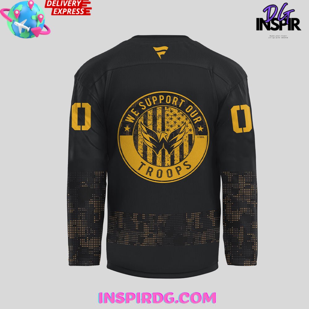 Washington Capitals Salute To The Military Special Edition Jersey - Image 3