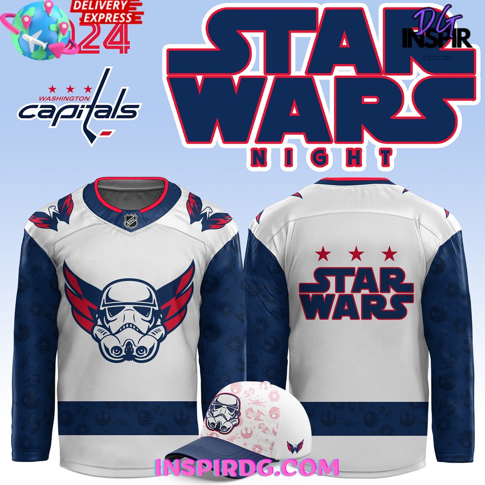 Washington Capitals X Star Wars Night 2024 Hockey Jersey
