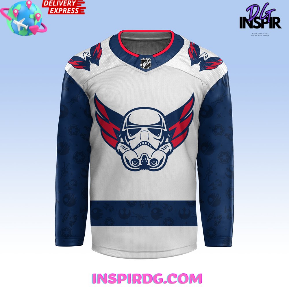 Washington Capitals X Star Wars Night 2024 Hockey Jersey - Image 2