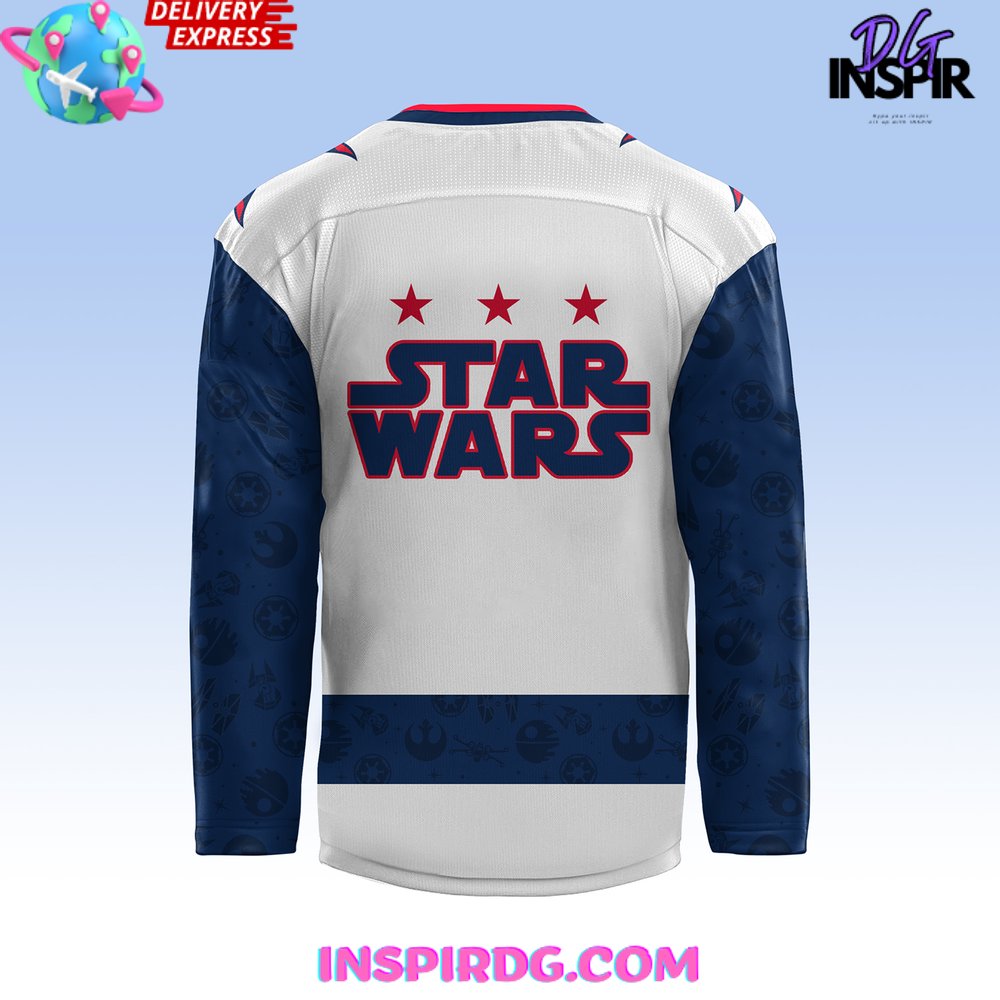 Washington Capitals X Star Wars Night 2024 Hockey Jersey - Image 3