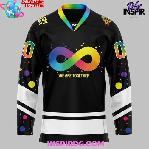 Wichita Thunder 2025 Autism Awareness Hockey Jersey - Image 2