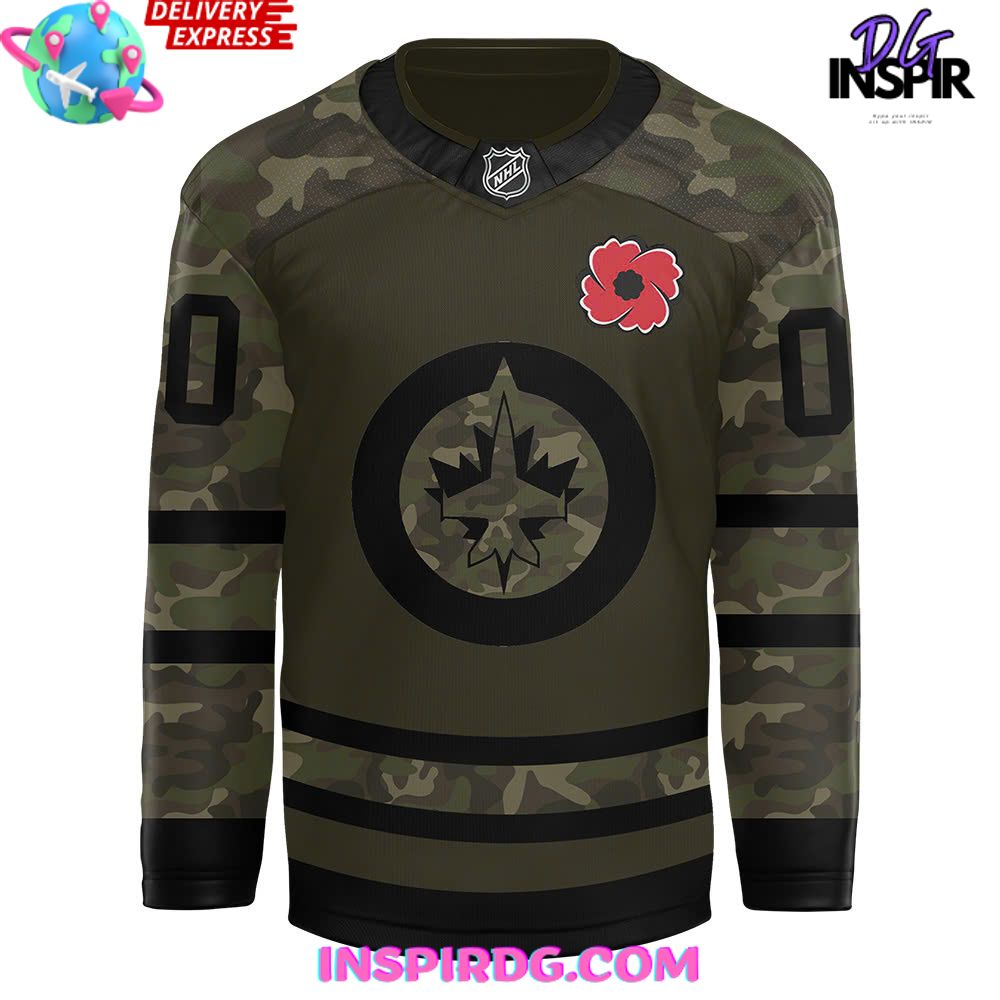 Winnipeg Jets Military Appreciation Night 2024 Hockey Jersey - Image 2