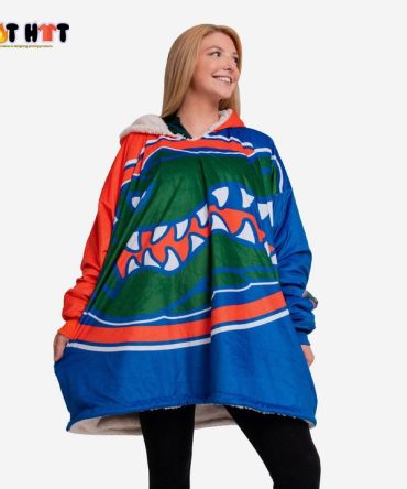 Ncaa Florida Gators Big Logo Blanket Hoodie Hoodie Blanket