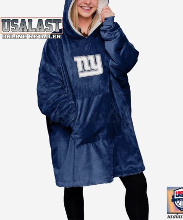 New York Giants Snug Wearable Hooded Blanket