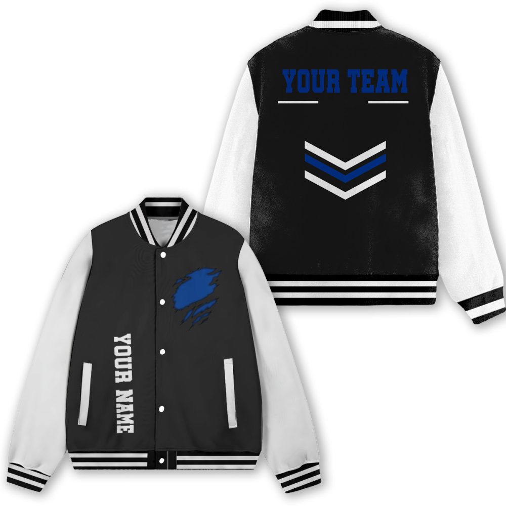 Custom Your Team Name Personalized Varsity Baseball Jacket