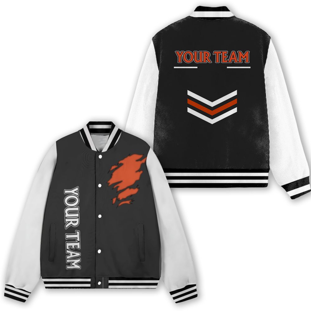 Custom your team name sport Personalized Varsity Baseball Jacket