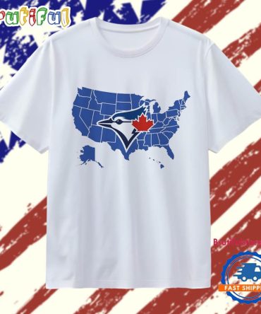 A Map Of Who America Is Rooting For In The World Series T Shirt