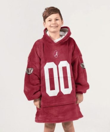 Alabama Football Custom Your Player Name/Number Ncaa Football Unisex Blanket Hoodie