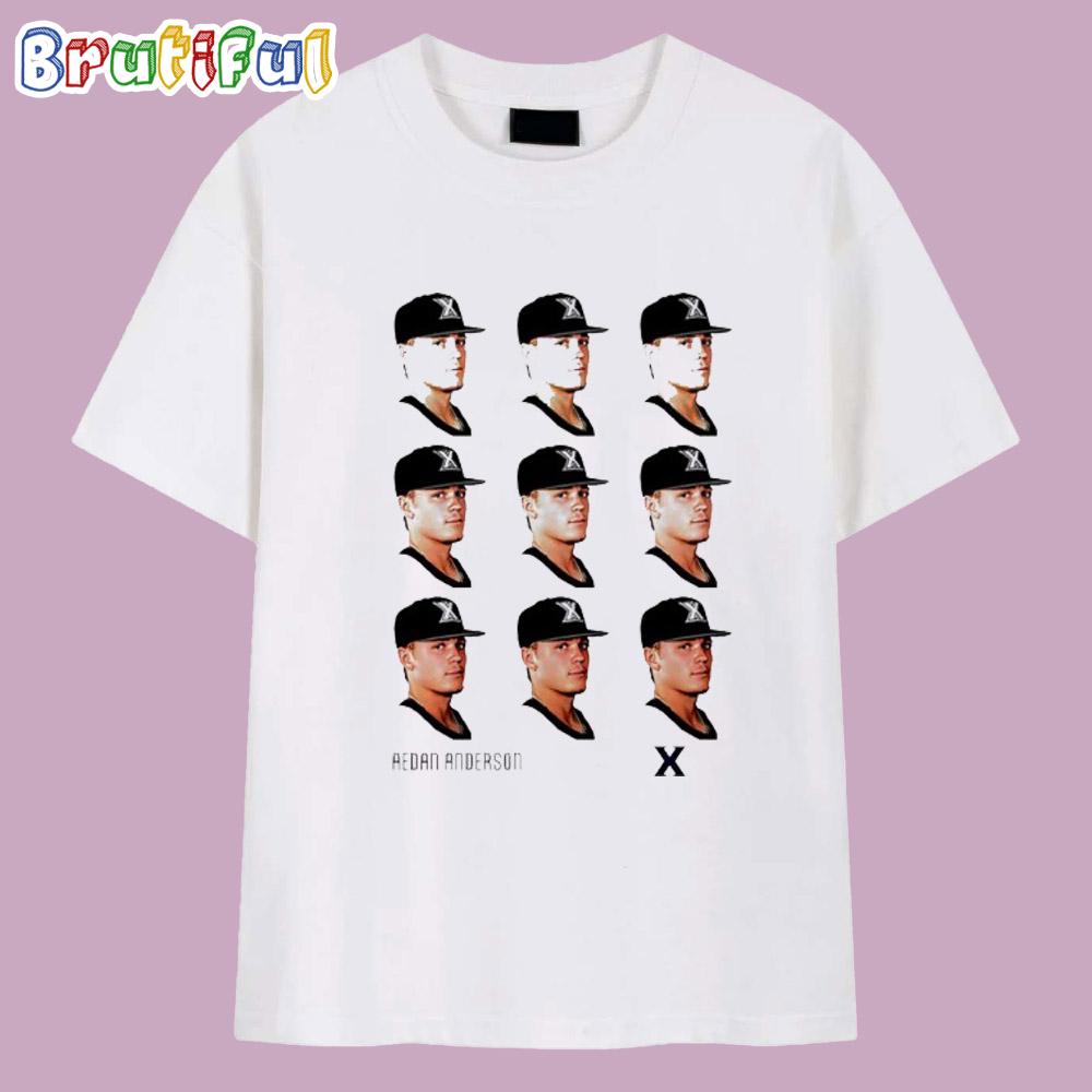 Aedan Anderson Xavier Baseball Portrait T Shirt