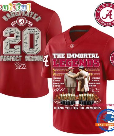 Alabama Crimson Tide The Immortal Legends Football Jersey