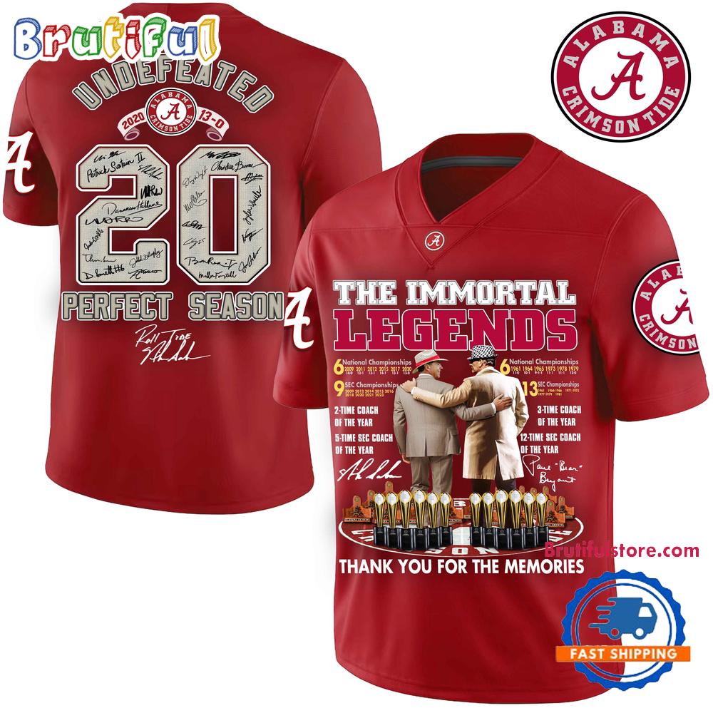 Alabama Crimson Tide The Immortal Legends Football Jersey