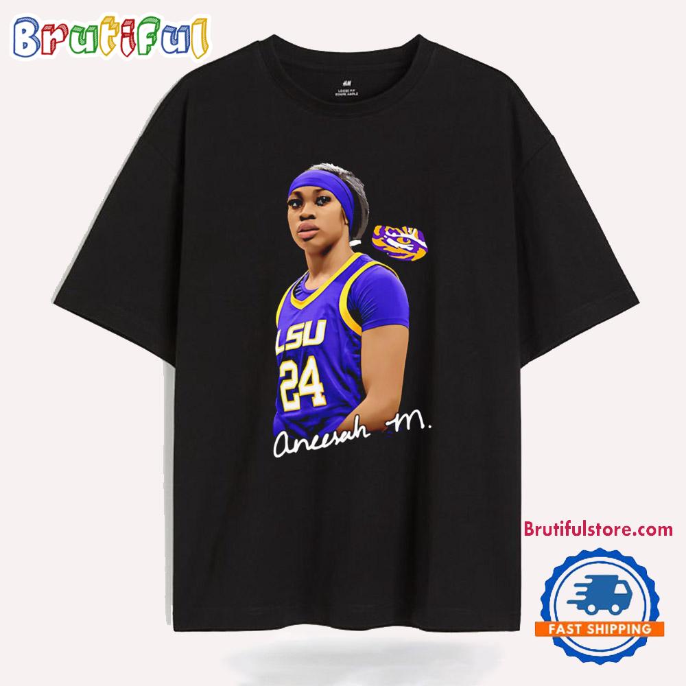 Aneesah Morrow Lsu Tigers Signature Cartoon T Shirt