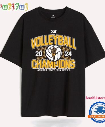 Arizona State Sun Devils 2024 Big 12 Volleyball Regular Season Champions T Shirt