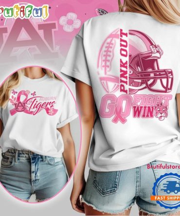 Auburn Tigers Tackle Breast Cancer Unisex T Shirt