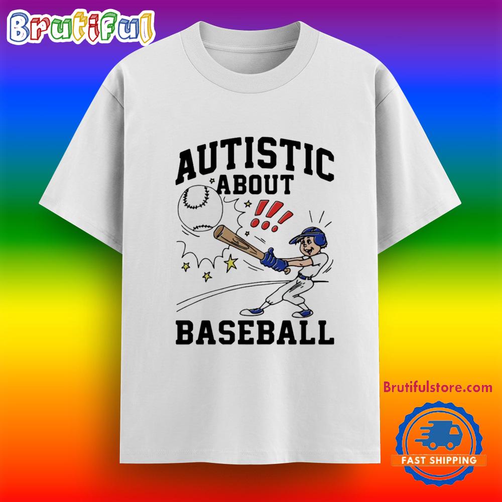 Autistic About Baseball Illustration Shirt