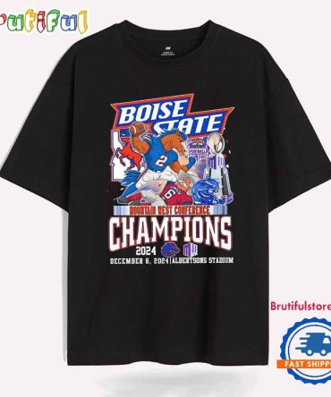 Boise State Broncos 2024 Mountain West Conference Champions T Shirt