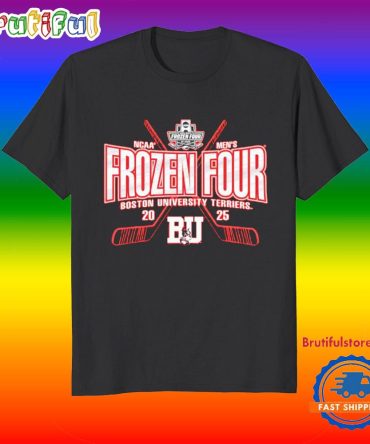 Boston Terriers Men’S Ice Hockey 2025 Ncaa Frozen Four T Shirt