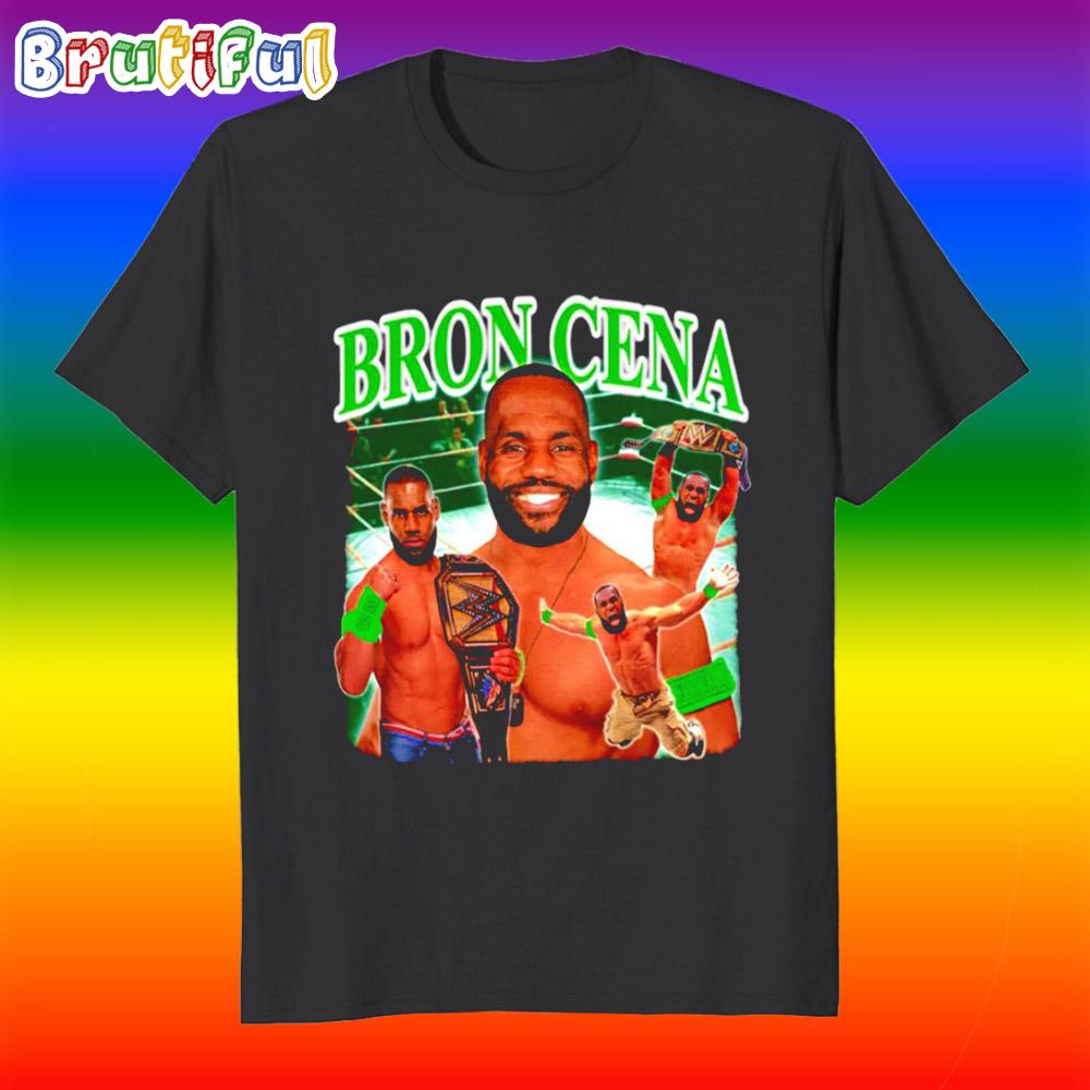 Bron Cena Lebron James Wwe T Shirt