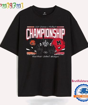 Bulldogs Byron Center Vs Eagles Orchard Lake St. Mary’S 2024 Mhsaa Football D2 H2H Championship T Shirt
