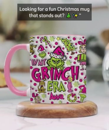 Grinch Personalized Christmas Hoodie For Mom - Personalized Stole Christmas All Over Shirt