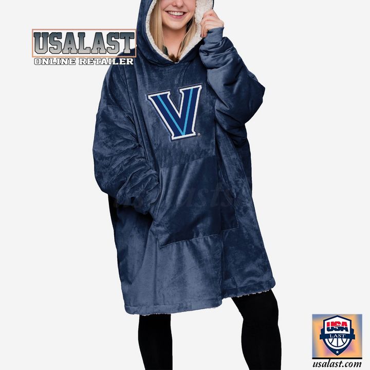 Villanova Wildcats Ncaa Blanket Hoodie Hoodie Blanket
