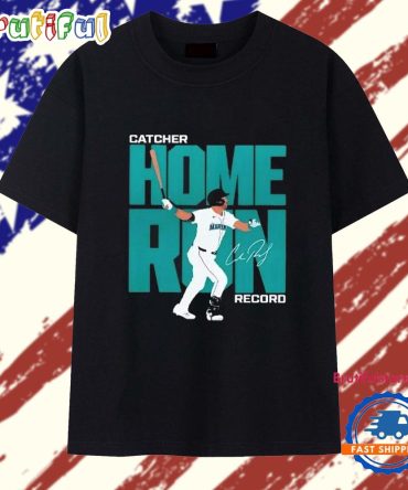 Cal Raleigh 50 Home Runs Catcher Record T Shirt