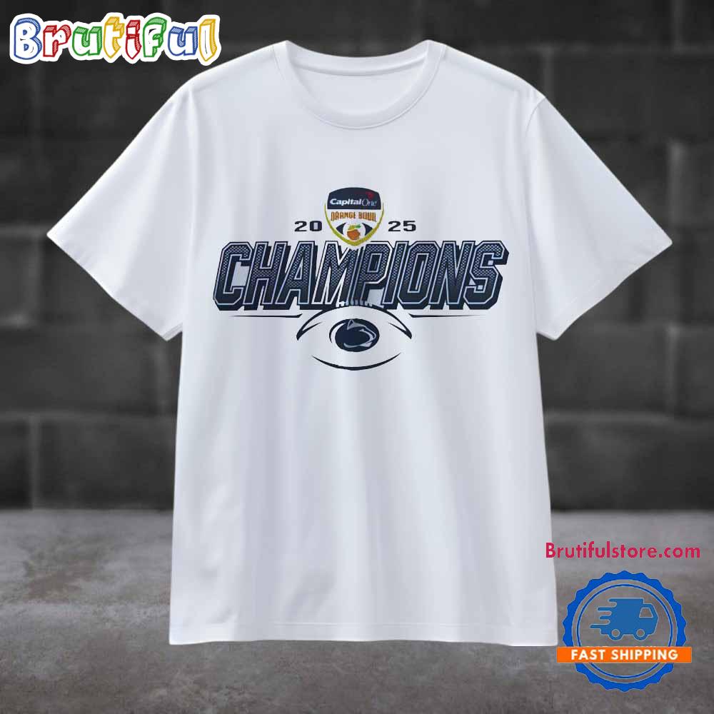 Capital One Orange Bowl 2025 Champions Penn State T Shirt